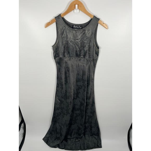All that Jazz Dresses & Skirts - Vintage Babydoll Womens Maxi Dress 6 Grey Floral Wedding Guest Event Formal